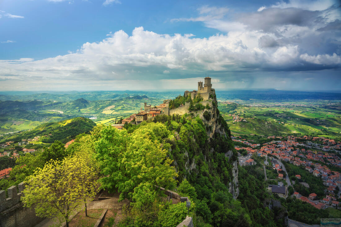 Zamek w San Marino