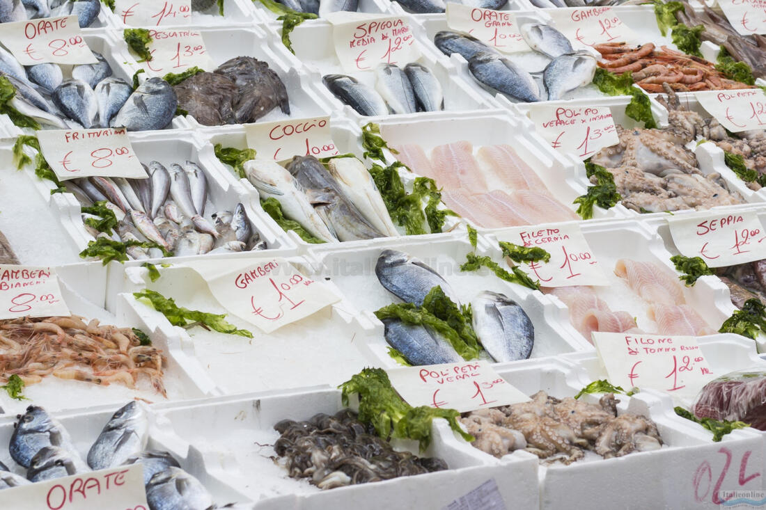 Neapol - rybí trh