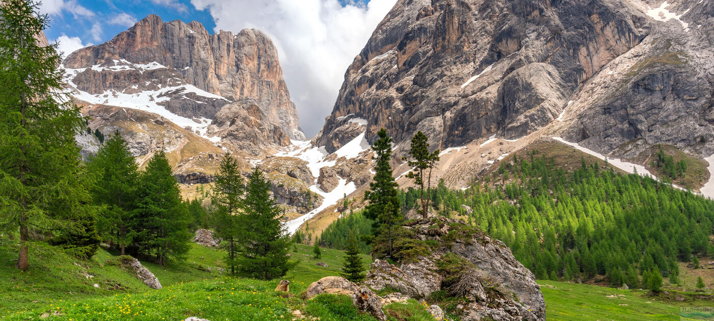 Arabba-Marmolada im Sommer