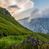 Arabba-Marmolada im Sommer