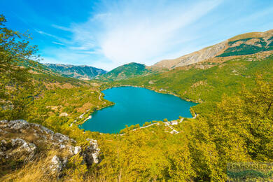 Lago di Scanno, jazero v tvare srdca