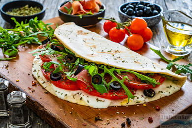 Piadina, traditionelt italiensk brød