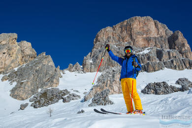 Quando le Cinque Torri sono innevate