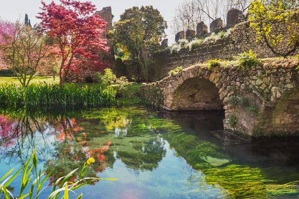 Der zauberhafte Garten von Giardino di Ninfa